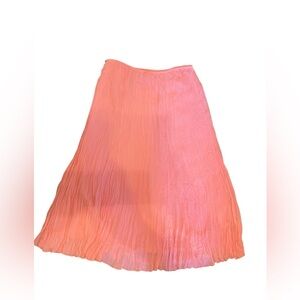 Women's Ruby Rd Pretty‎ & Pink Blush Pleated Skirt Size 14 NWT